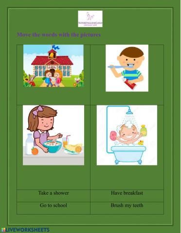 Basic verbs in simple present for kids