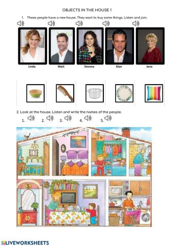 Objects in the House