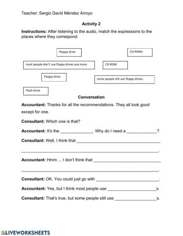 Accounting Live Worksheet