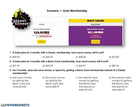 Gym Membership Decisions