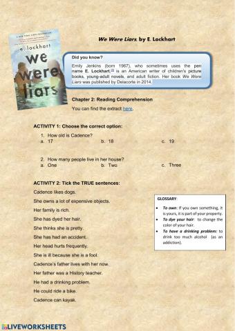 Reading: We Were Liars