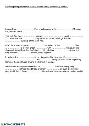 Listening about Ireland