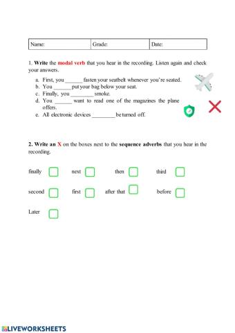 Listening safety instructions