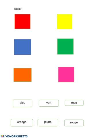 les couleurs (1º-2ª primaria)