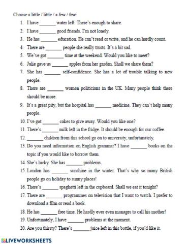 Much many few little exercises. Quantifiers игры Intermediate. Quantifiers Worksheets. Quantifiers pdf. Распечатка quantifiers.