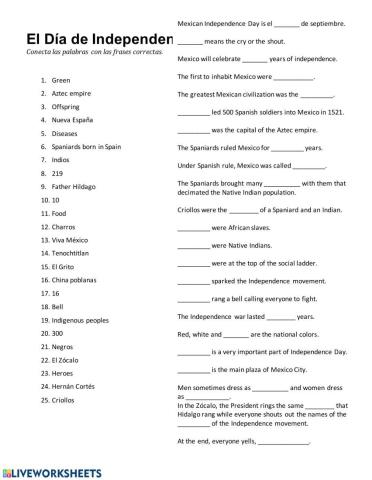 El Grito de Independencia