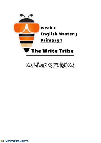 P 1 online revision (Week 11 )