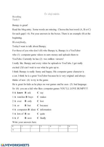 Év eleji mérés 7.