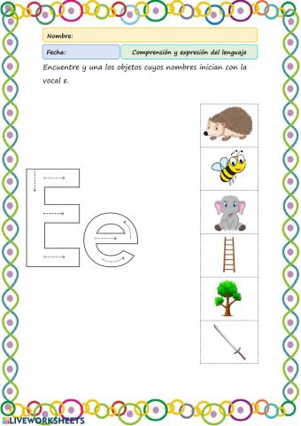 Comprensión y expresión del lenguaje