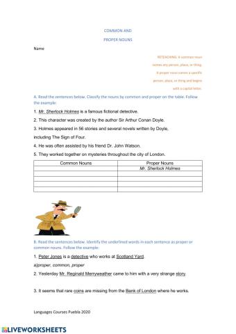 Proper and Common Nouns