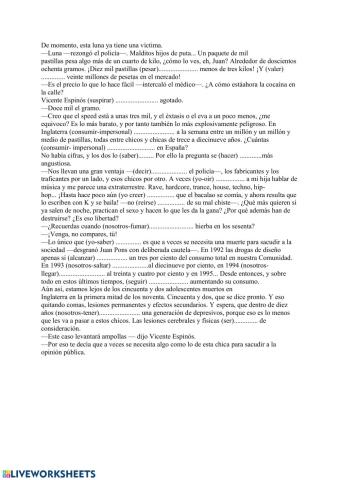 Campos de fresas-conjugación