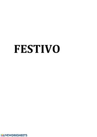 Festivo