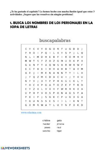 Actividades capítulo libro proyecto red XXI