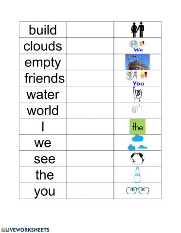 Build a World Vocabulary