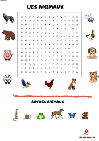 Les animaux