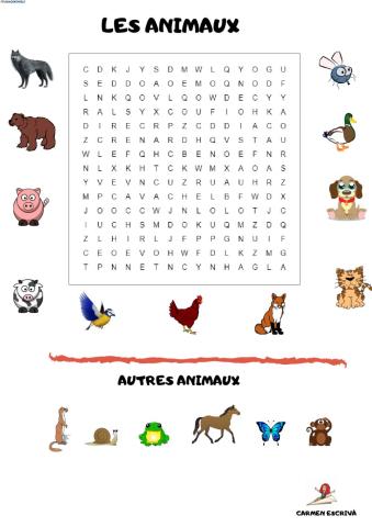 Les animaux