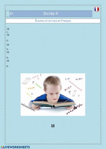 Dictée 9