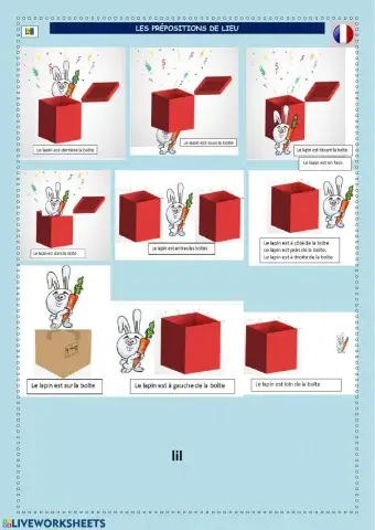 Prépositions de lieu