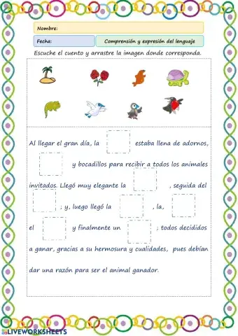 Comprensión y expresión del lenguaje