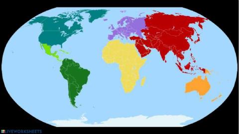 Océanos y continentes