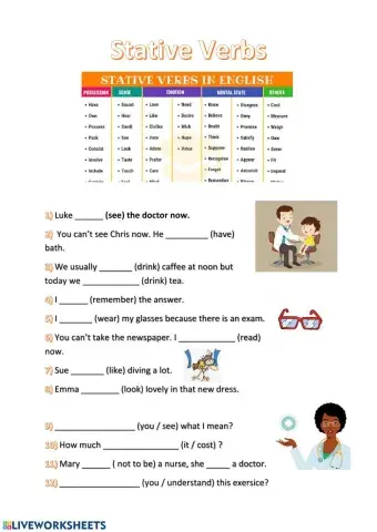 Stative Verbs