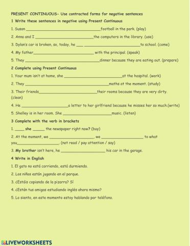 Present Continuous (Basic)