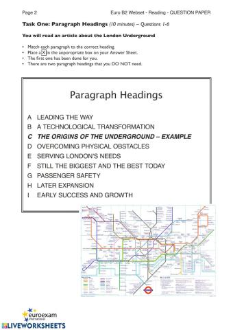 Euroexam, sample test B2