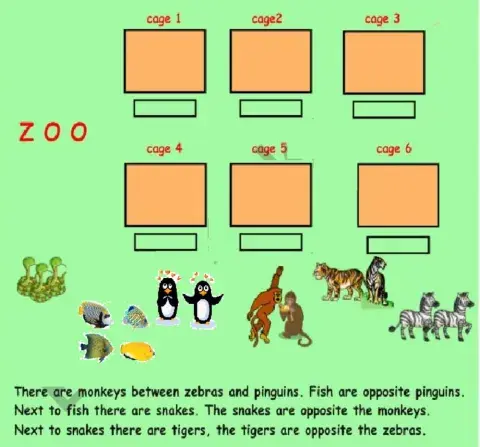 Prepositions - between, next to, opposite