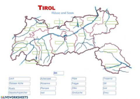 TIROL Seen und Gewässer - Check