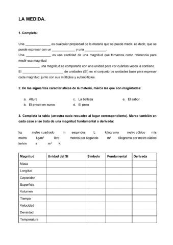 La medida