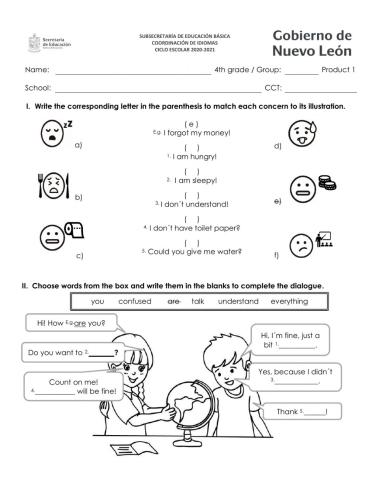 Quiz 4th grade