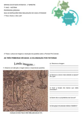 Recuperação História 7 ano