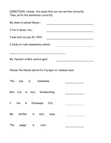 Eng - Common and Proper Noun