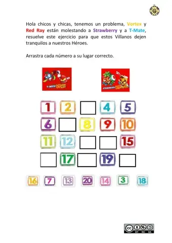 Números 1-20 SuperZings