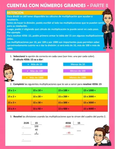 Cuentas con números grandes - Parte II