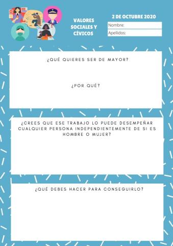 ¿Qué quieres ser de mayor?