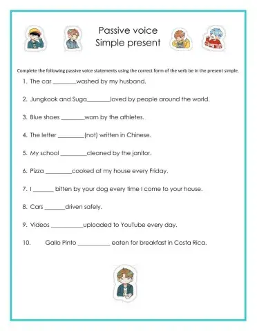 Passive voice Simple Present