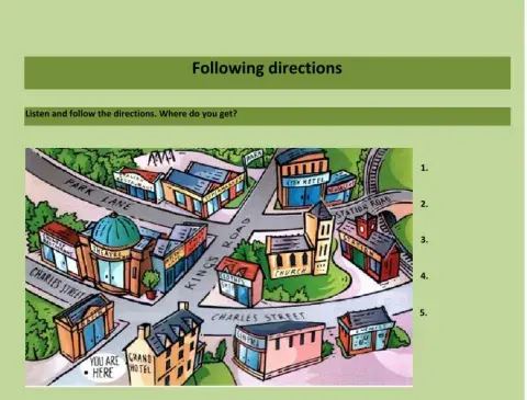 Following directions