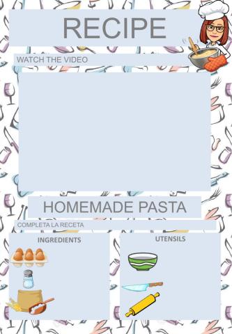 Homemade pasta