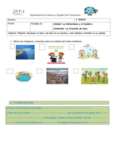 La Creación de Dios