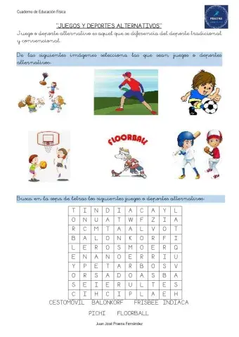 Juegos y deportes alternativos