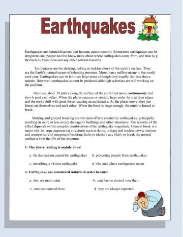 Earthquakes