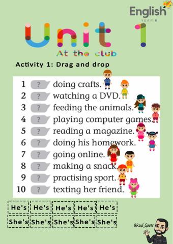 Year 6 Unit 1 Activity 1