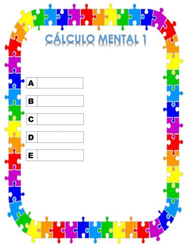 Cálculo mental