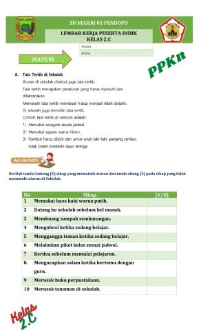 PPKn Kelas 2 (T2ST3)