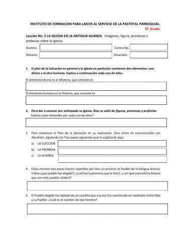 TAREA LECCIÓN 2 2o Año