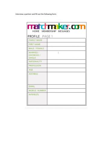 Personal Information