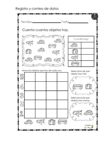 Conteo y registro de datos