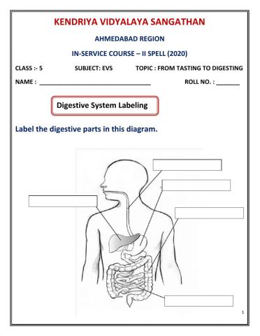 From tasting to digesting