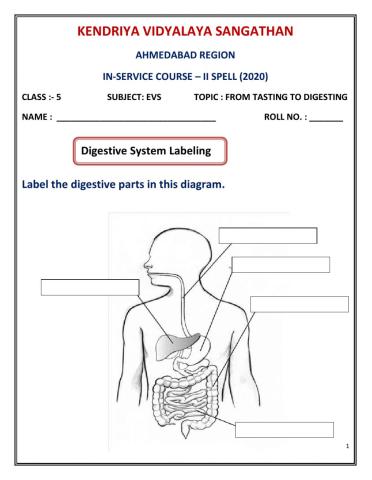 From Tasting to Digesting